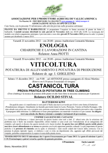 ASSOCIAZIONE PER I PRODUTTORI AGRICOLI DI VALLE