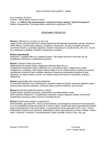 Piano di lavoro - IPSIA " L. Battista Alberti "