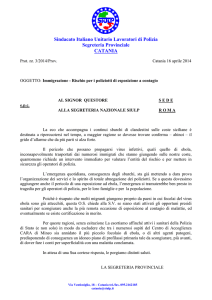 Rischio Ebola - Siulp Catania