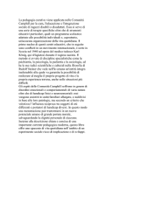 L`educazione nelle comunità Camphill