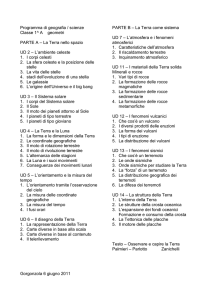 Scienze Terra 1A CAT