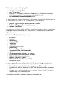 indicatori disagio scolastico