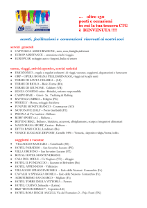 elenco delle convenzioni e sconti