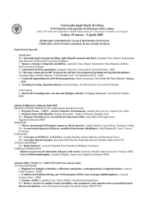 Proposte di Seminari Tavole Rotonde - Cird