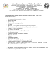 programma 1C scienze della terra