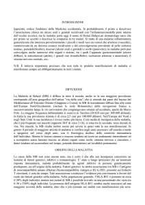 il morbo di Behçet
