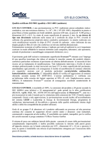 GTI EL5 Control - Voce breve di capitolato 92 Ko