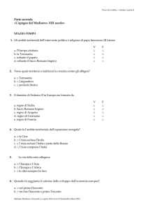 L`apogeo del Medioevo. XIII secolo