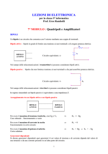 Quadripoli e amplificatori