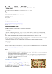 Modulo e Random