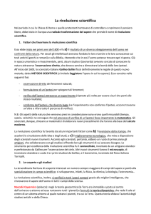 La rivoluzione scientifica
