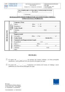 Dichiarazione Mezzi Pubblicitari - ICP