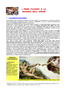 2 PRIMI FILOSOFI arche