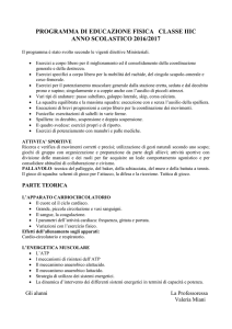 programma di educazione fisica classe iiid