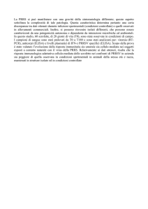 La PRRS si può manifestare con una gravità della sintomatologia