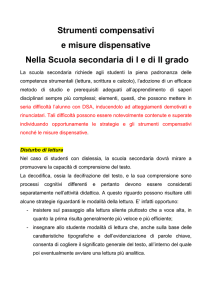Suggerimenti didattici per DSA nella scuola secondaria