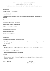 matematica - Istituto Comprensivo Carpi Centro