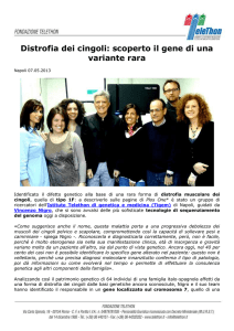 Distrofia dei cingoli