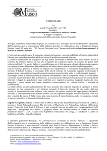 Comunicato Eugenio Giorgianni