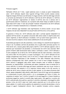 Sul saggio Diritti dell`uomo ed etica contemporanea