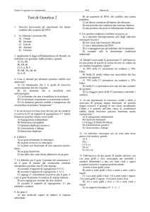 Test di Genetica