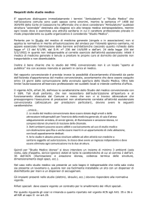 Requisiti dello studio medico - Sindacato dei Medici italiani