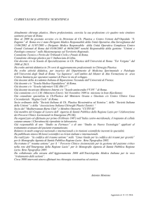 curriculum - Prof. Antonio Montone