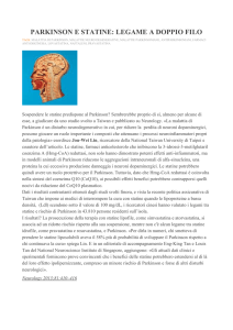 PARKINSON E STATINE: LEGAME A DOPPIO FILO tags: Malattia di