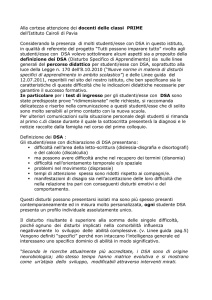 Alla cortese attenzione dei docenti dell`Istituto Cairoli di Pavia