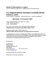 Scaricate il programma della serata informativa