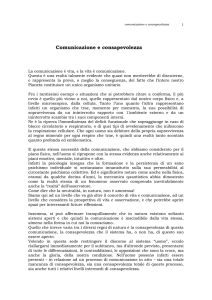 Comunicazione e consapevolezza