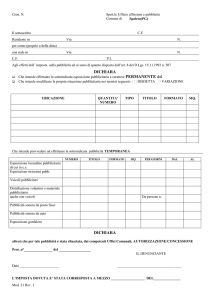 Mod.021 rev.3 Dichiarazione contribuente
