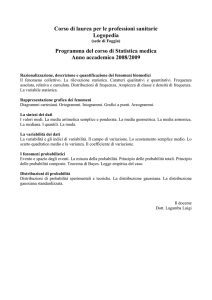 Logopedia - Facoltà di Medicina e Chirurgia
