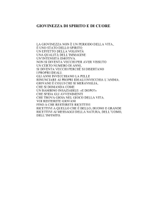 Giovinezza di spirito e di cuore