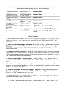 Regole per evitare di prendere virus con la posta elettronica