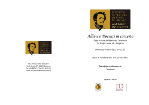 ISSM Gaetano Donizetti