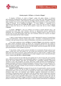 Il progetto “All`opera…