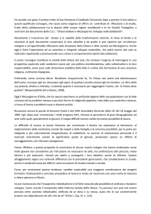 Ho accolto con gioia il cortese invito di Sua Eminenza il Cardinale