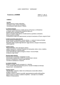 scienze - Liceo Morgagni