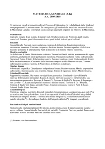 matematica generale (ak) - Università degli studi di Pavia