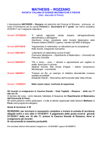 Mathesis Rozzano 2016-2017