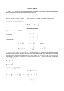 Legge di OHM