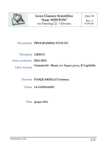 XXX - Liceo Newton Chivasso