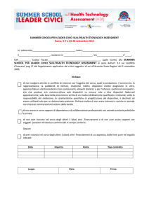 Dichiarazione conflitto d`interessi
