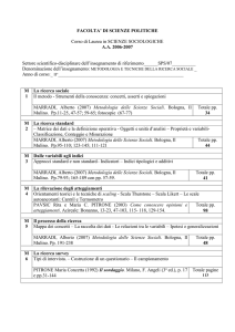 Metodologia della ricerca sociale