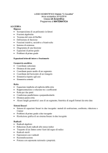 Matematica 2AS Prof. Buzzi Silvia