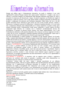 Alimentazione alternativa
