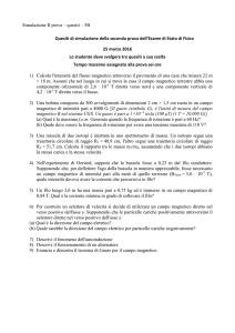 Quesiti di simulazione della seconda prova dell`Esame di Stato di