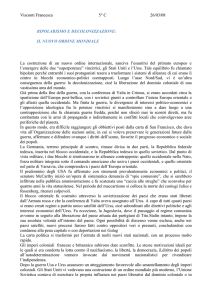 9) IL BIPOLARISMO E NUOVO ORDINE MONDIALE