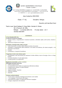 Biologia 5ALL Prof. Cozzi Giusi Mina